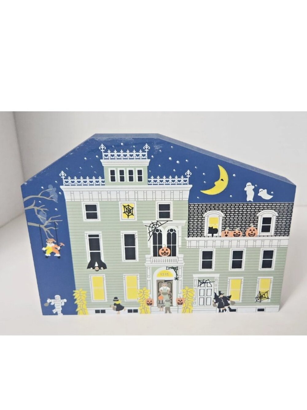 Cat’s Meow Eerie Estate 1997 Halloween Haunted House Shelf Sitter